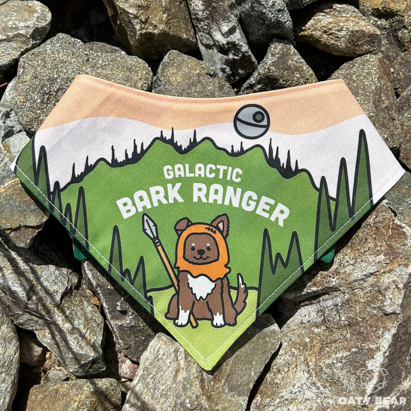 Galactic Bark Ranger Dog Bandana
