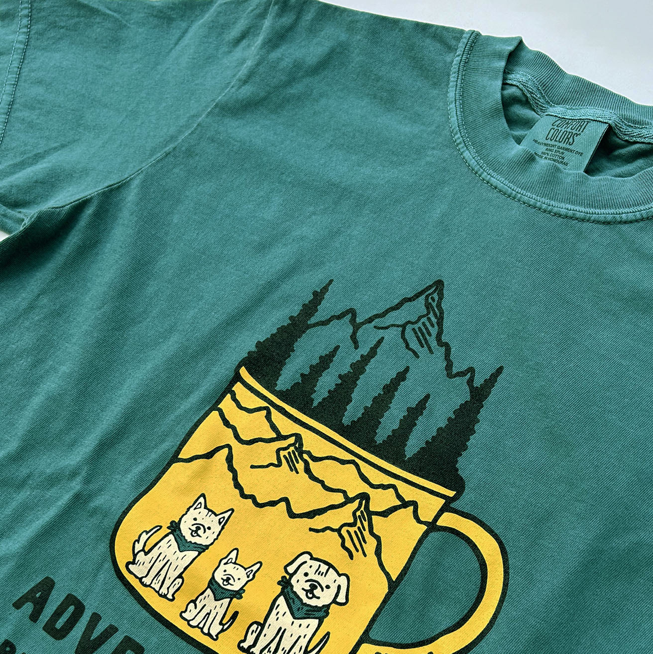 Better with Dogs Comfort Colors T-Shirt | Emerald