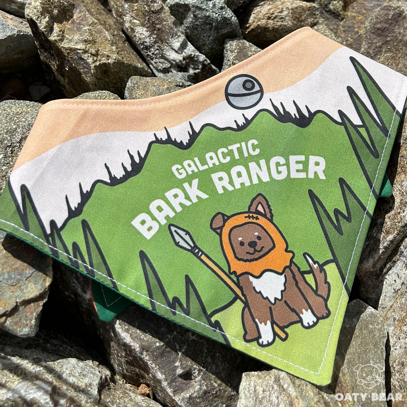Galactic Bark Ranger Dog Bandana