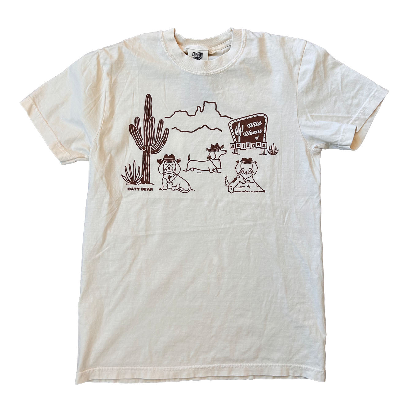 Wild Weens of Arizona Comfort Colors Unisex T-shirt | Ivory – Oaty