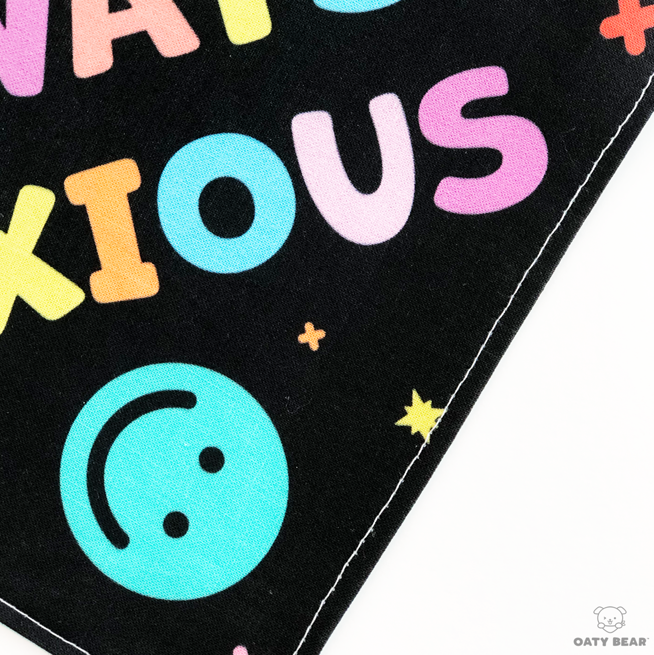 Always Anxious Dog Bandana
