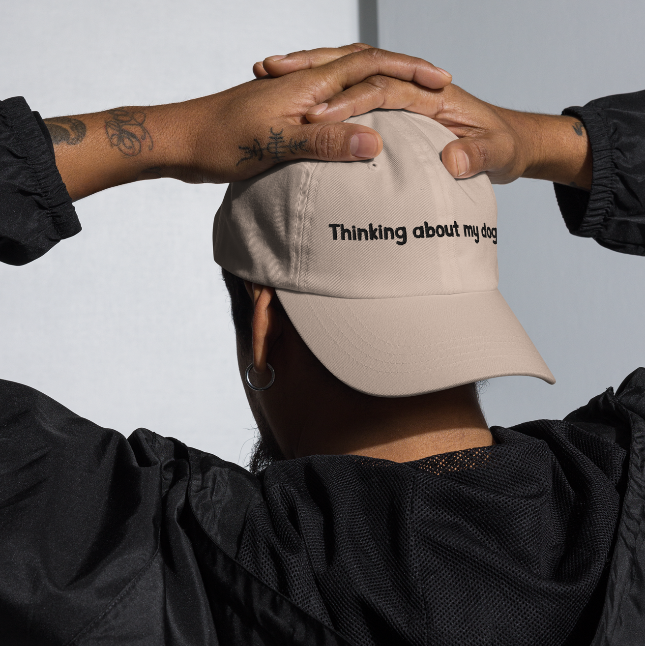 Thinking About My Dog Hat | Natural