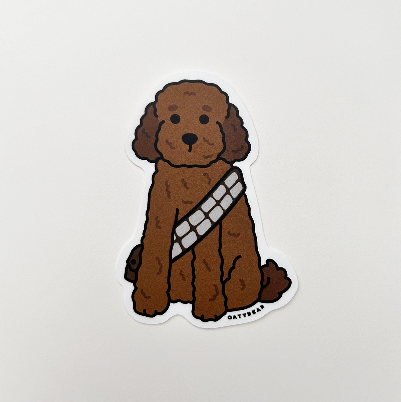 MAY4th Doodle Wookie Vinyl Sticker