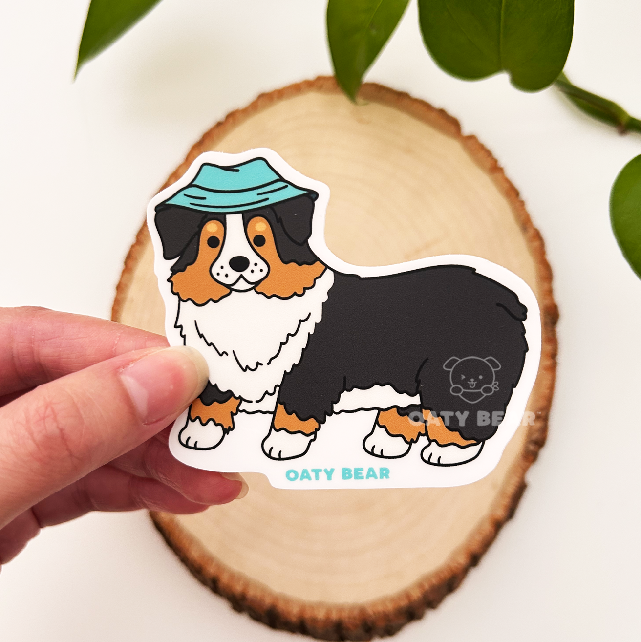Australian Shepherd Tri-Color Vinyl Sticker