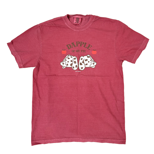 Doxie: Dapple Of My Eye Comfort Colors Unisex T-shirt | Brick