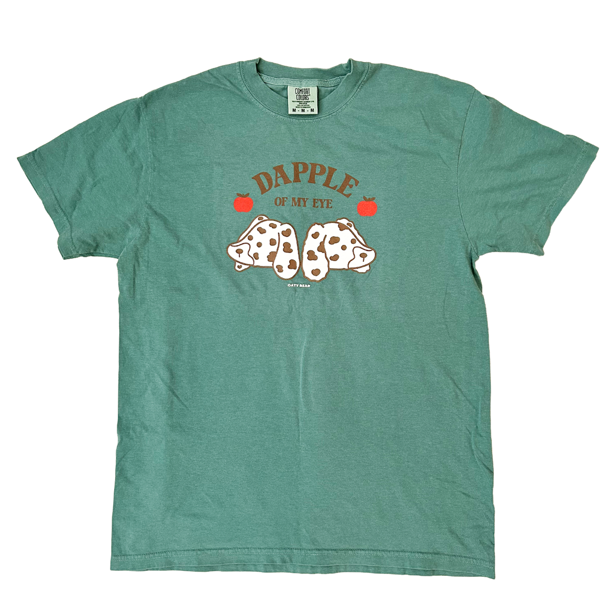 Doxie: Dapple Of My Eye Comfort Colors Unisex T-shirt | Lt. Green