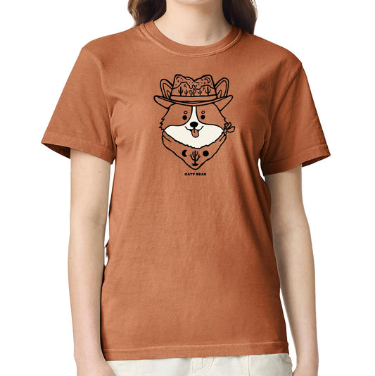 Desert Corgi Comfort Colors T-shirt | Yam