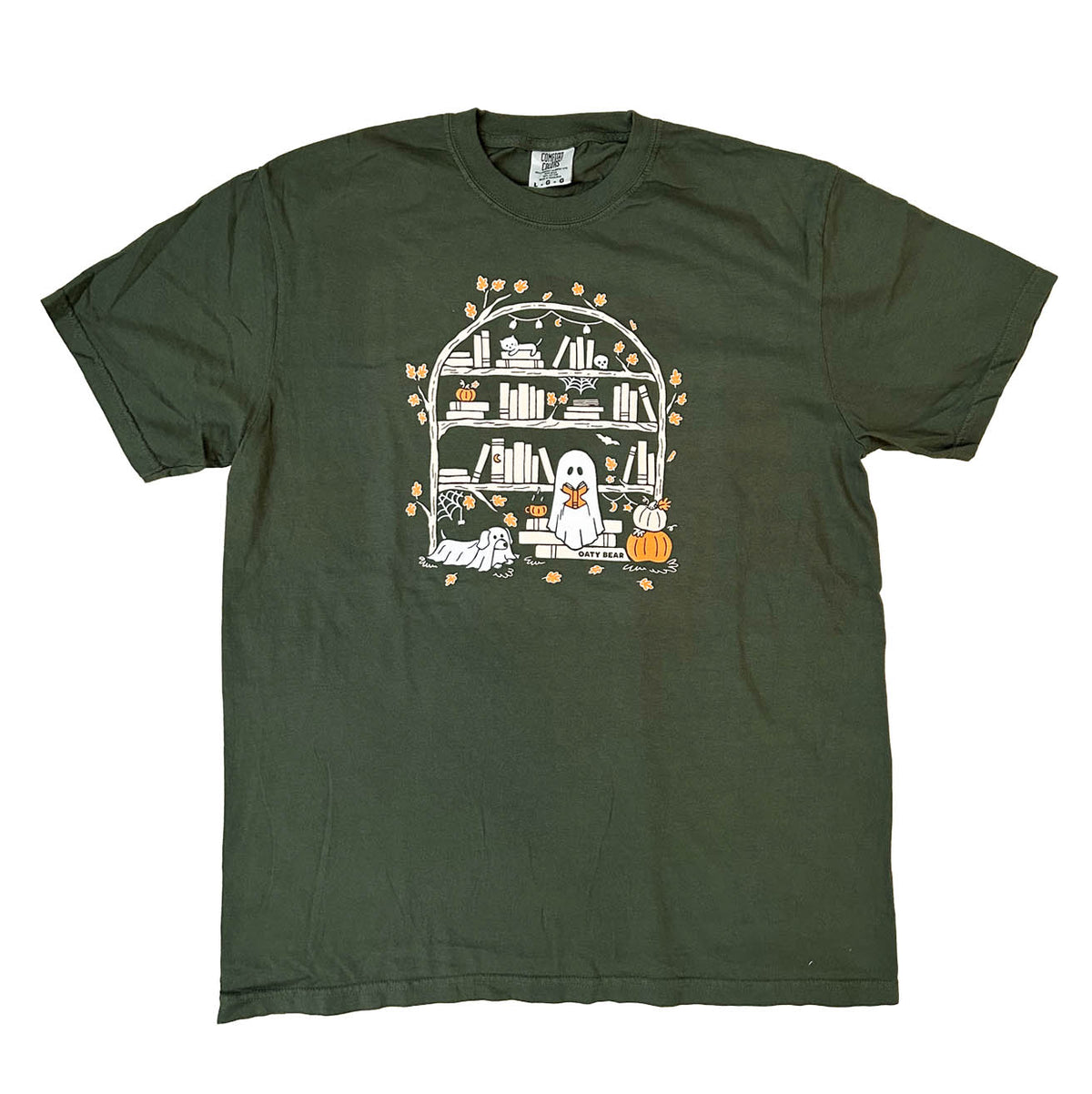Pages and Pup Comfort Colors Unisex T-shirt | Sage