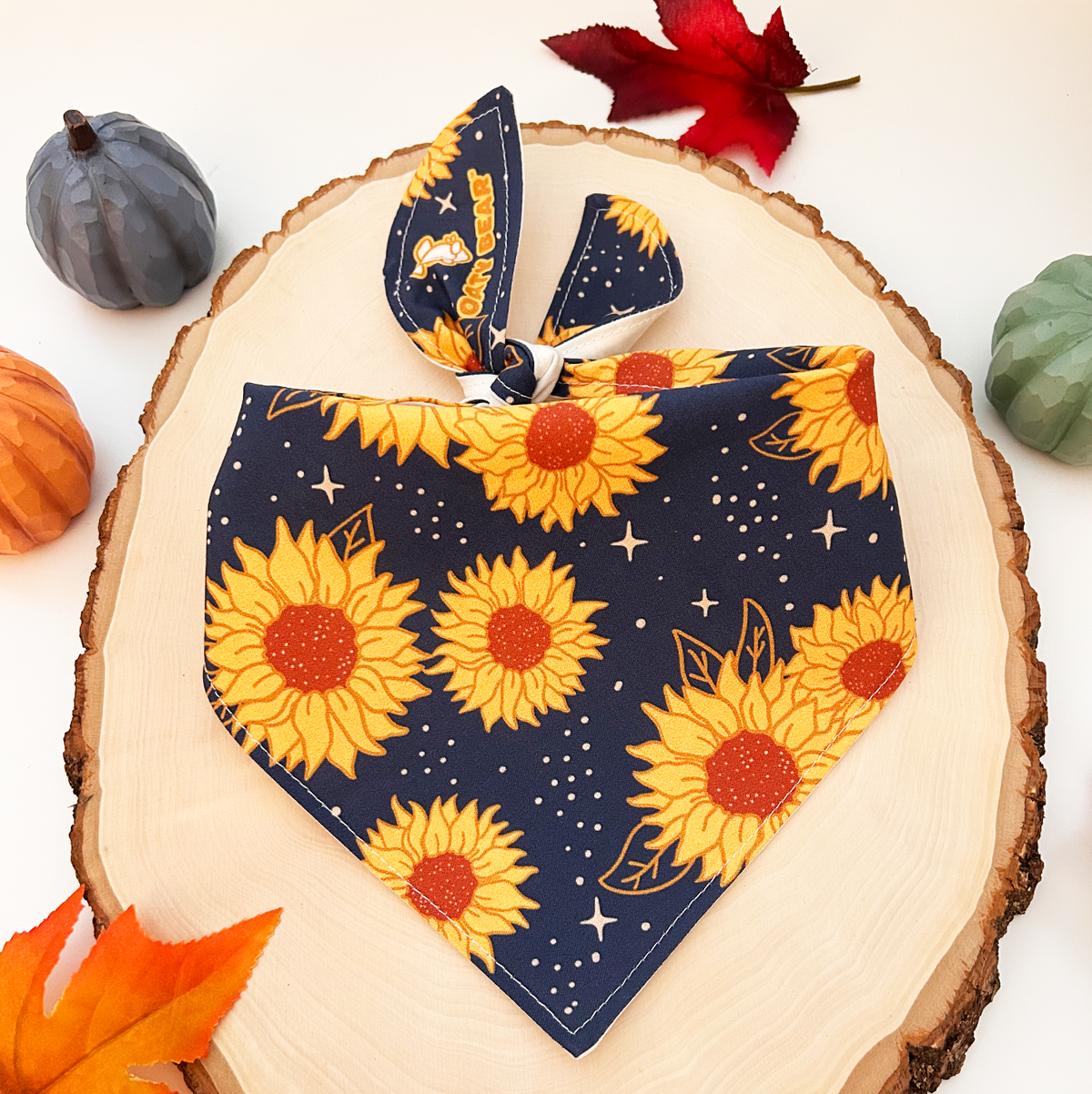 Fall - Autumn Sunflower Bandana