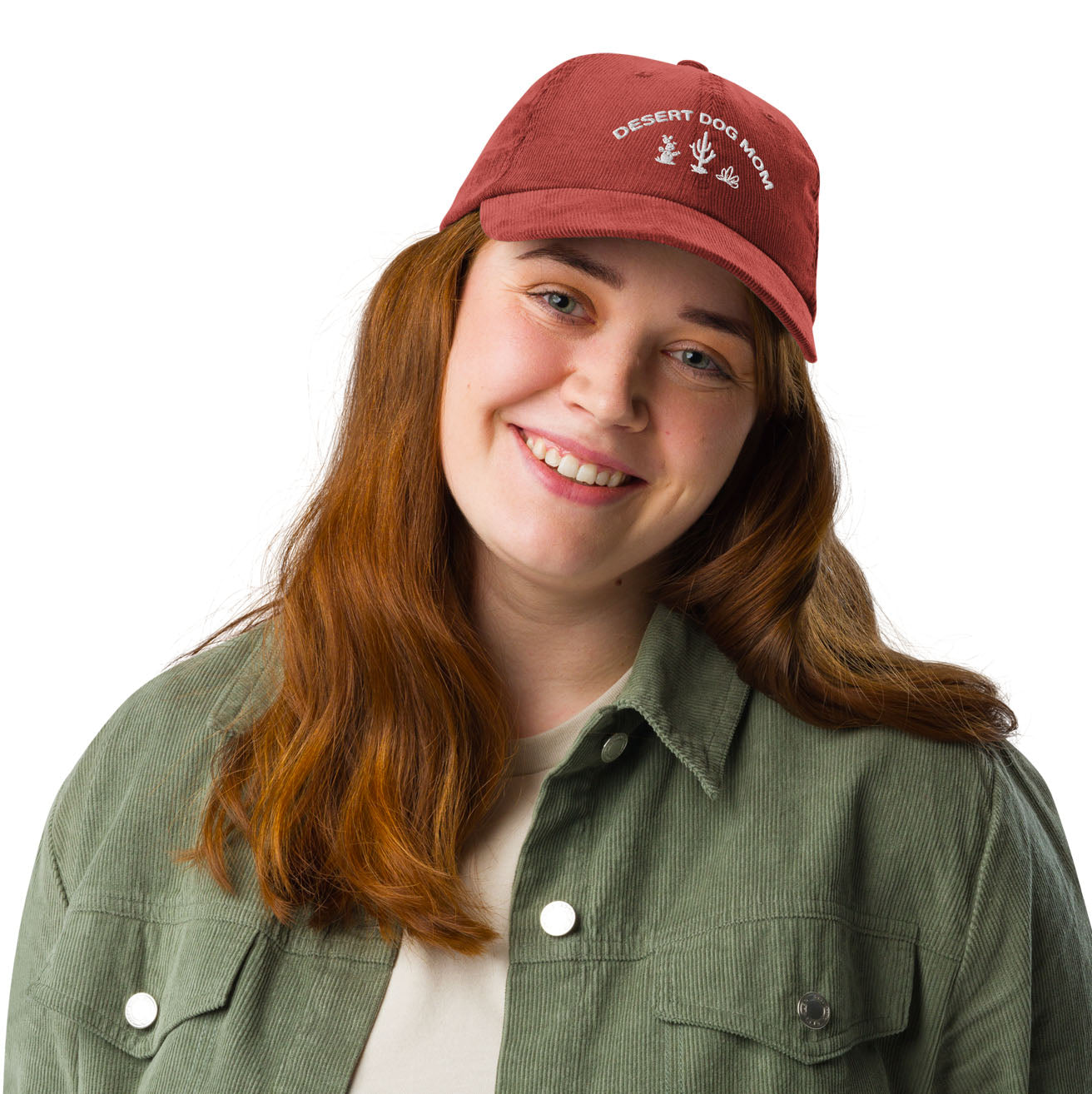 Desert Dog Mom Corduroy Hat | RED ROCKS