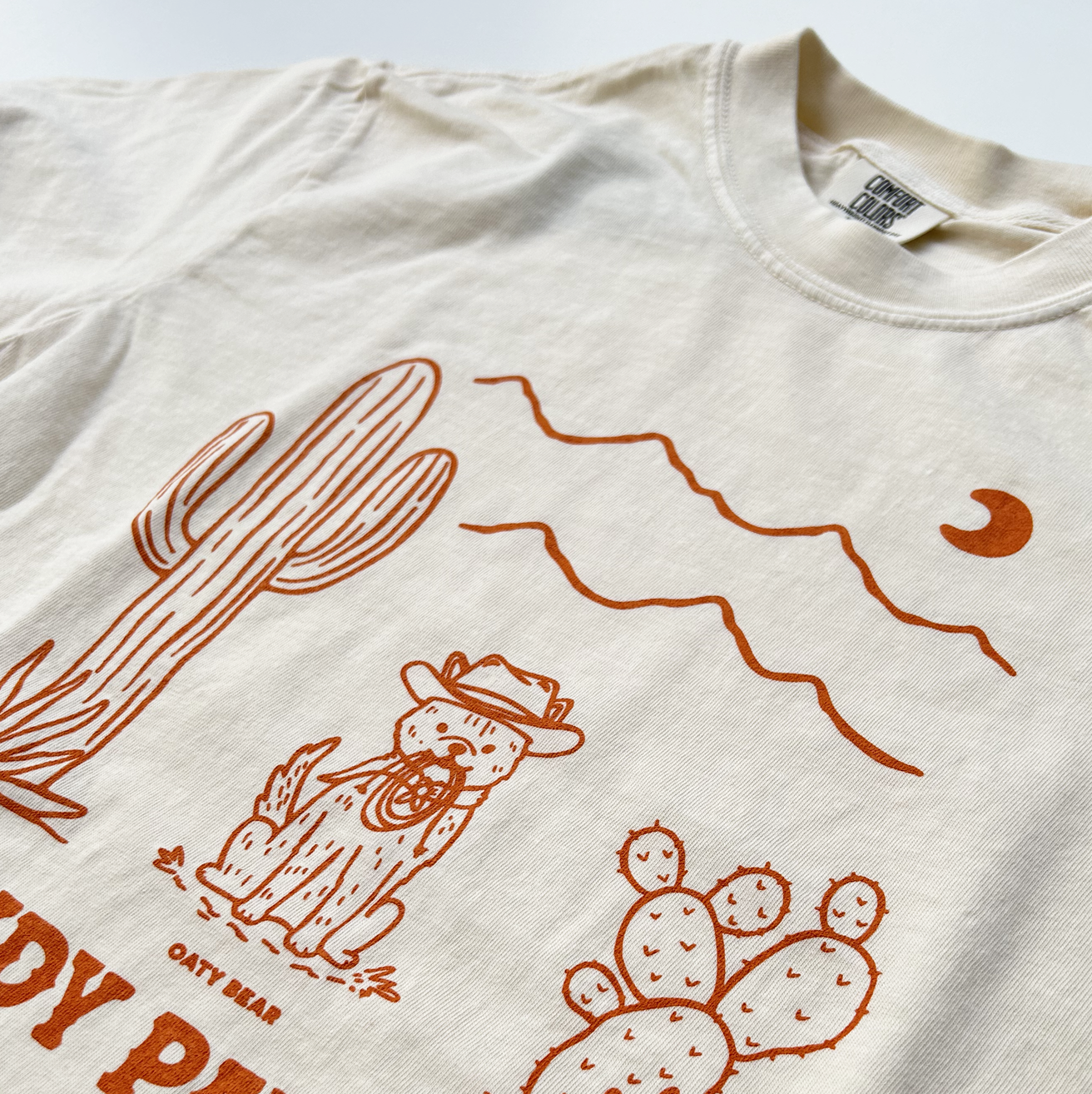 Howdy Pawtner Comfort Colors T-shirt | Ivory