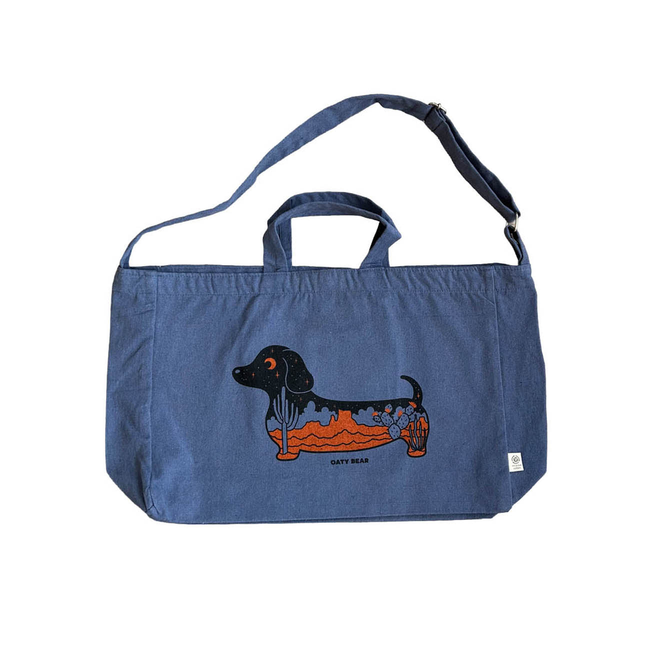Doxie Desertscape Tote Bag | Elemental Blue
