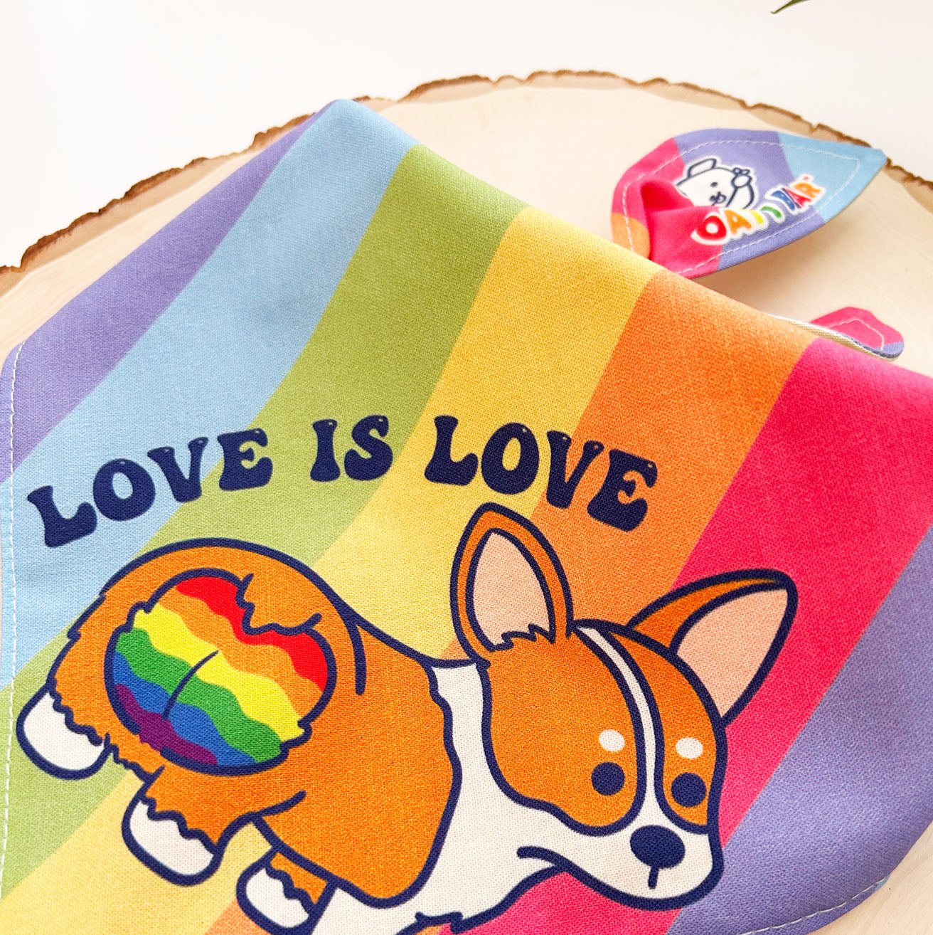 Pride - Corgi Love Dog Bandana