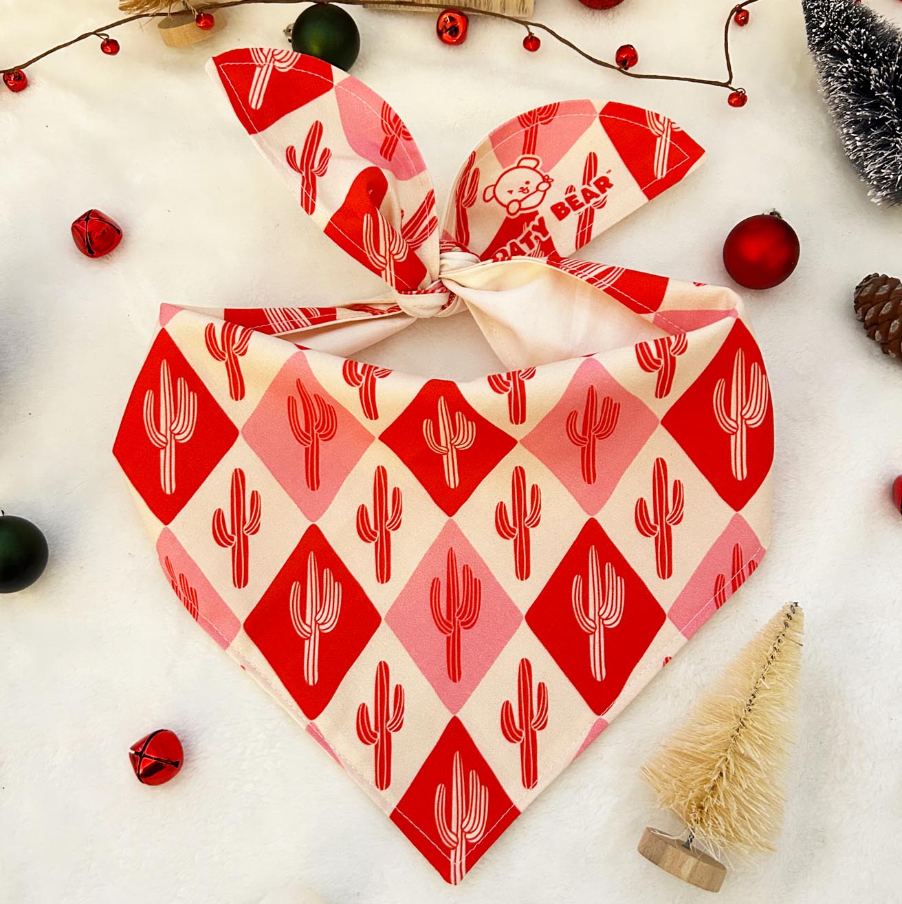 Winter Cactus Cane Bandana