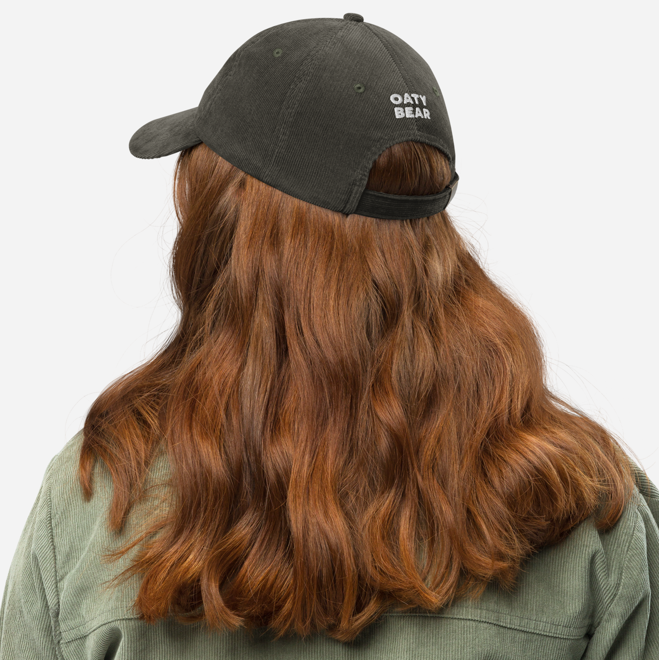 Adventure Dog Mom Corduroy Hat | Olive