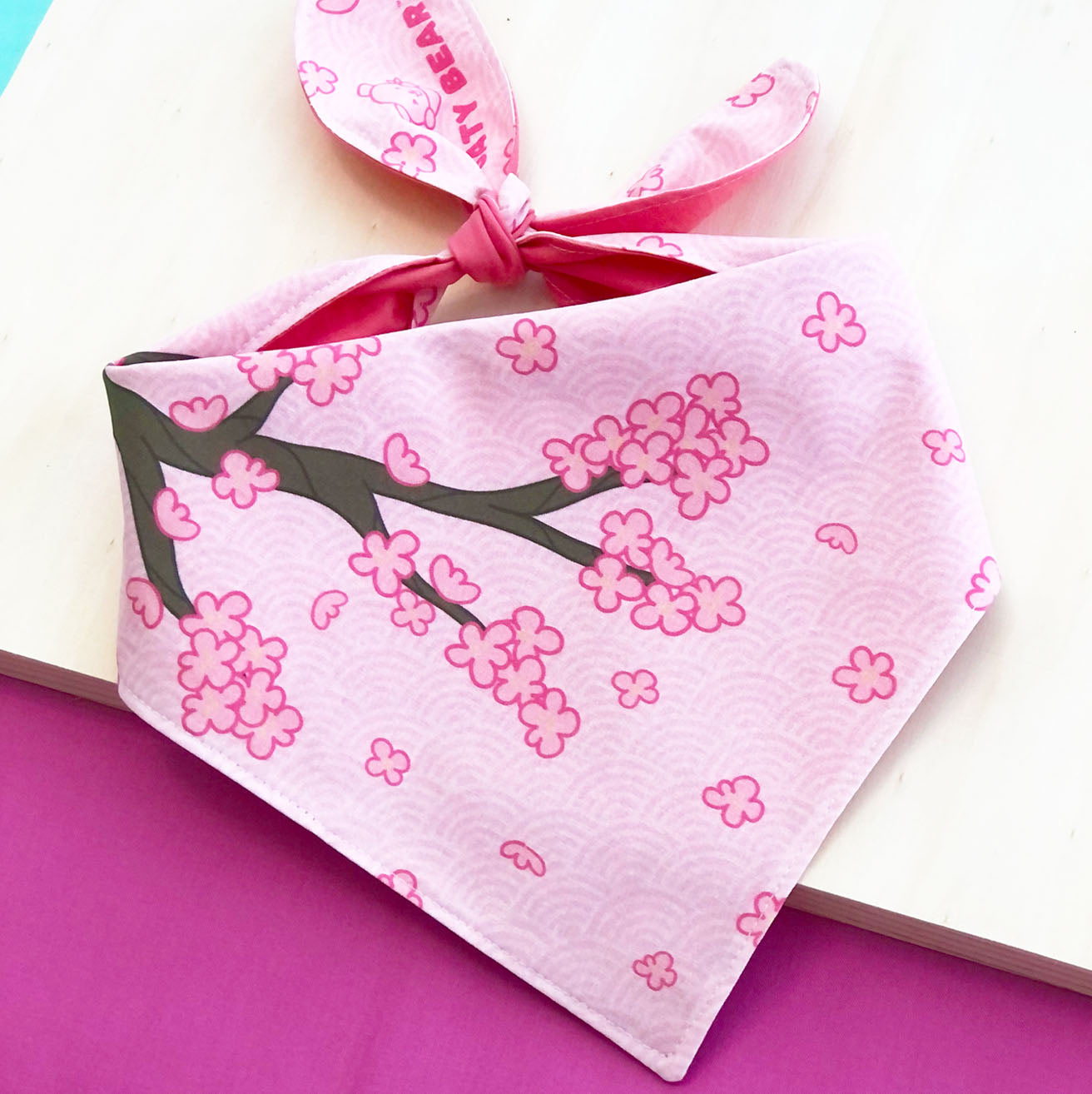 Cherry Blossom Dog Bandana