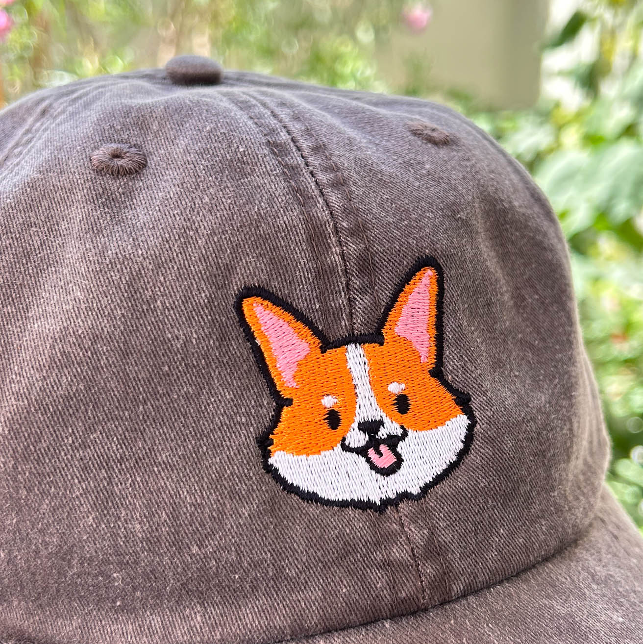 Corgi Dad Hat | Espresso