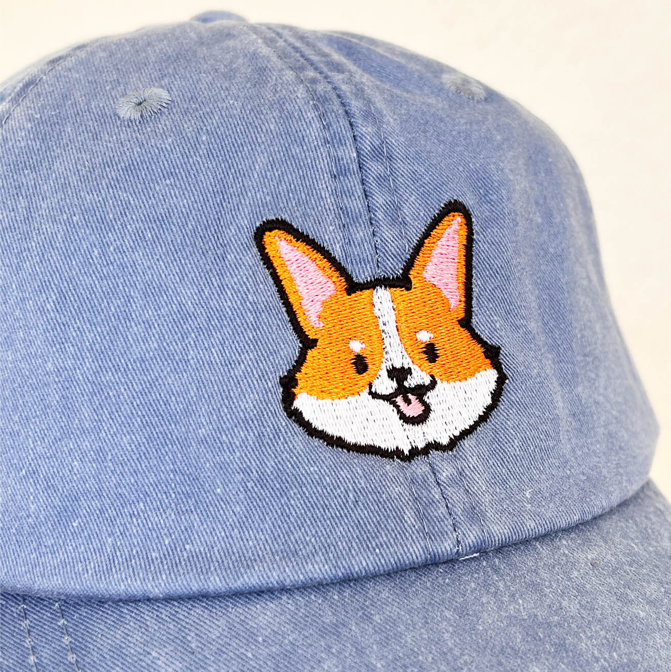 Corgi Dad Hat | Periwinkle