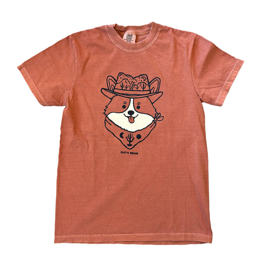 Desert Corgi Comfort Colors T-shirt | Yam
