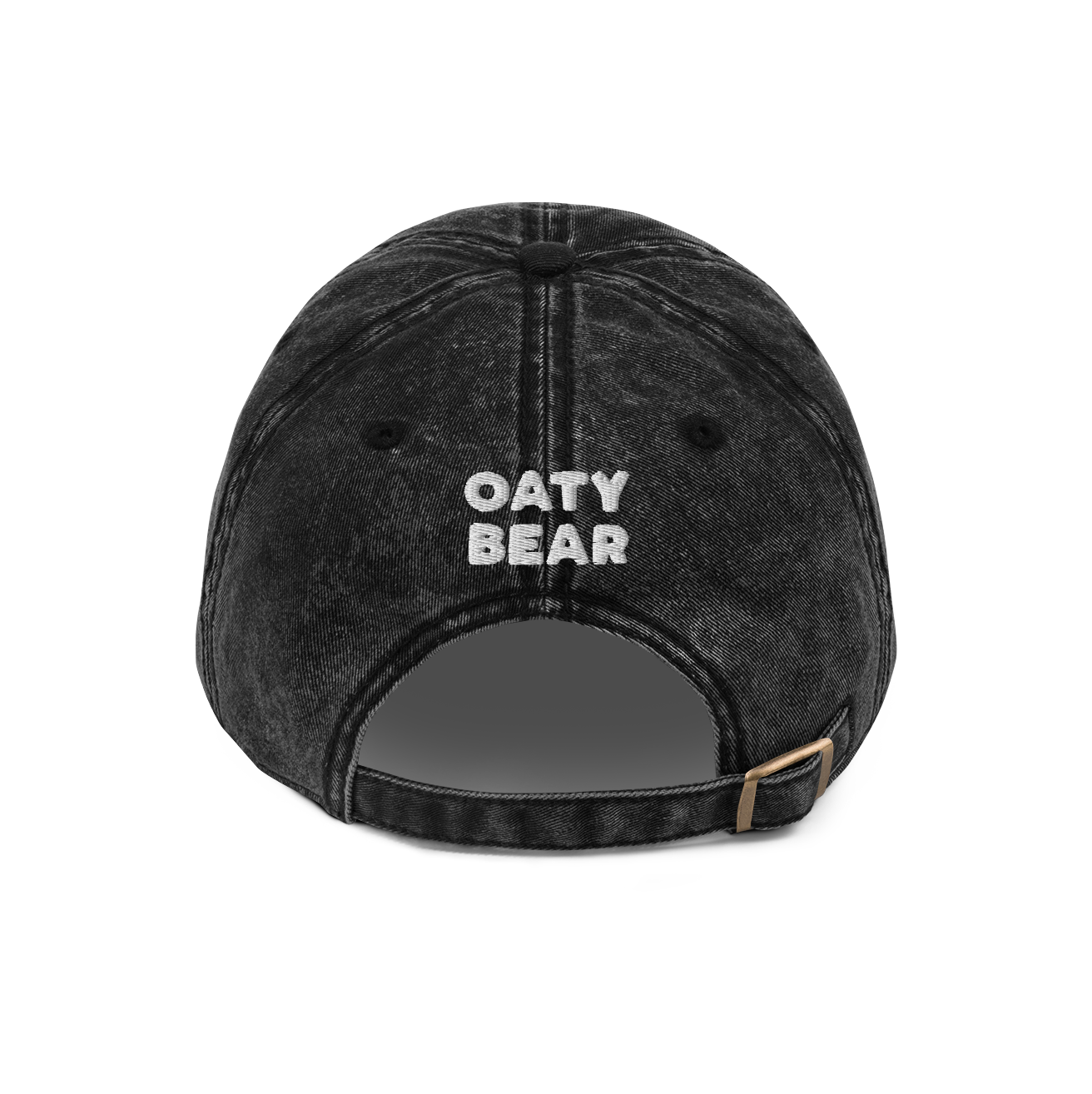 Doxie Longhaired Vintage Cotton Twill Cap | Washed Black