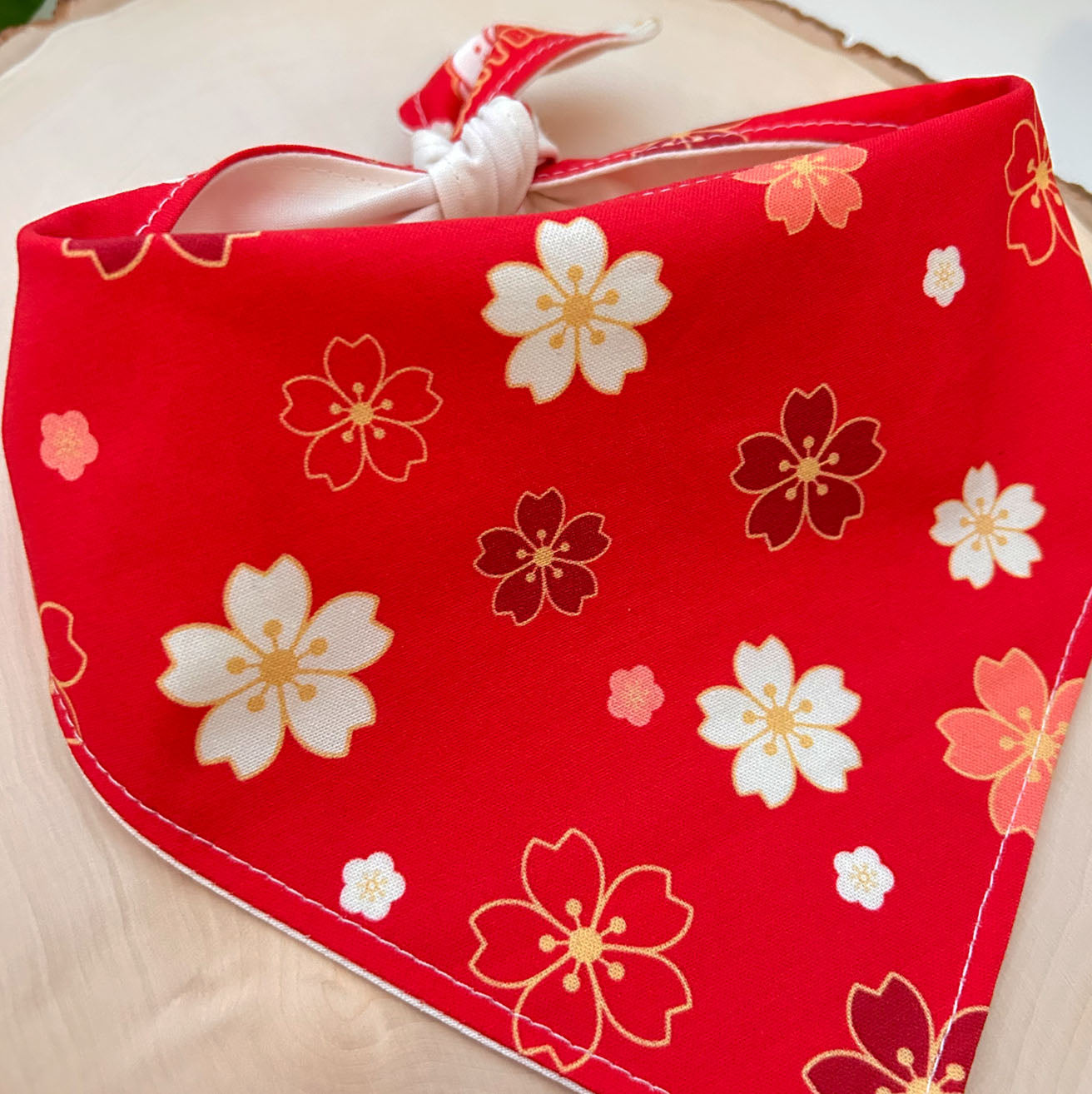 Red Blossom Bandana