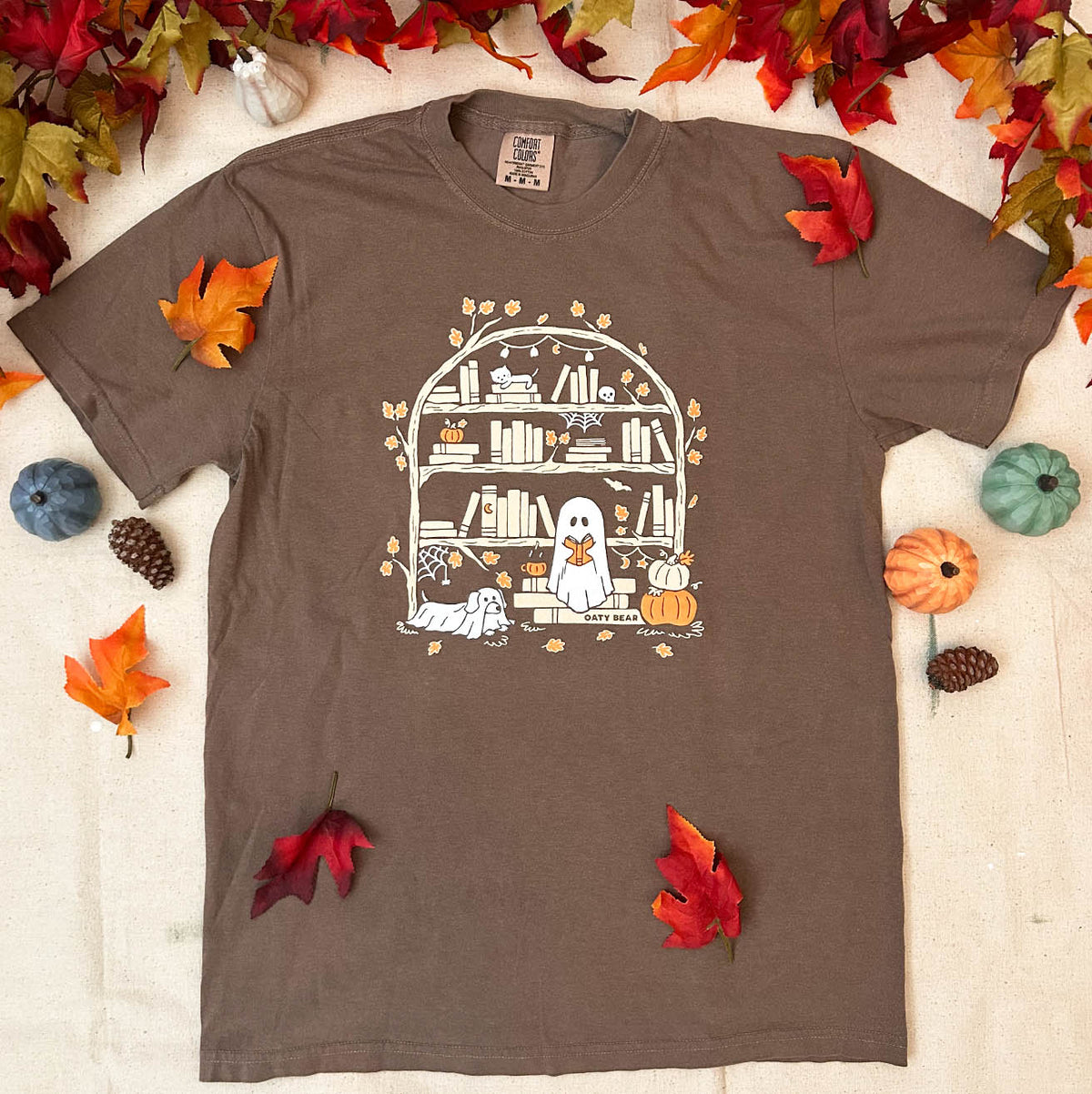 Pages and Pup Comfort Colors Unisex T-shirt | Espresso
