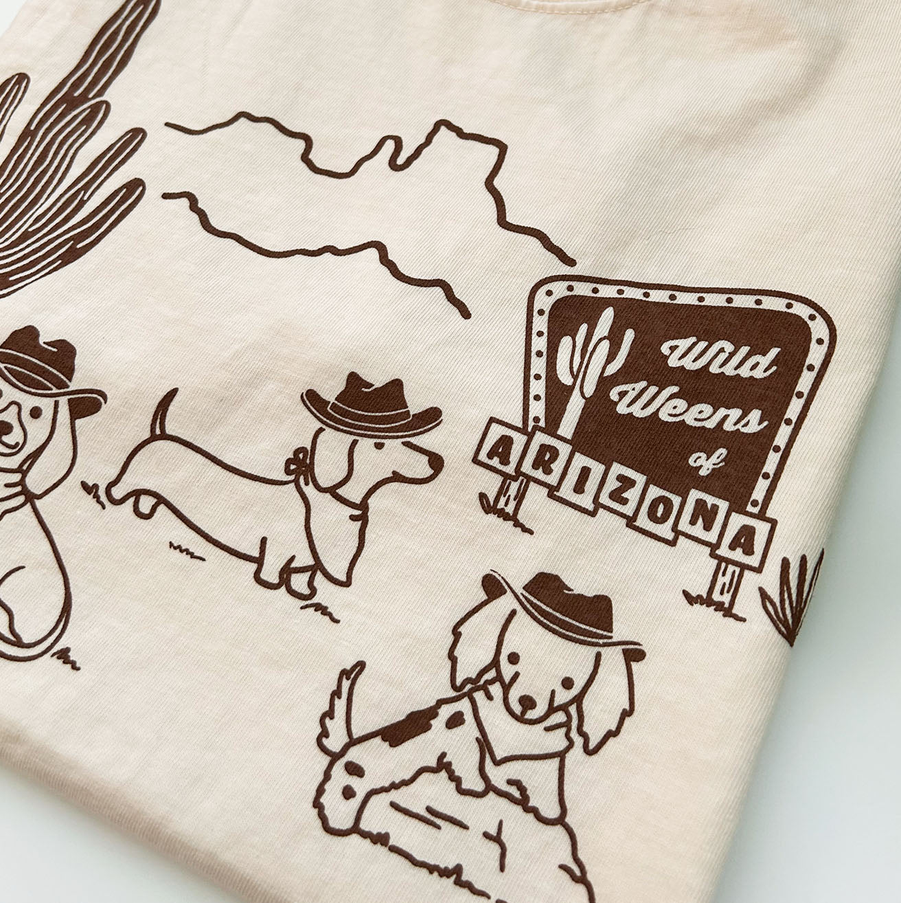 Wild Weens of Arizona Comfort Colors T-shirt | Ivory