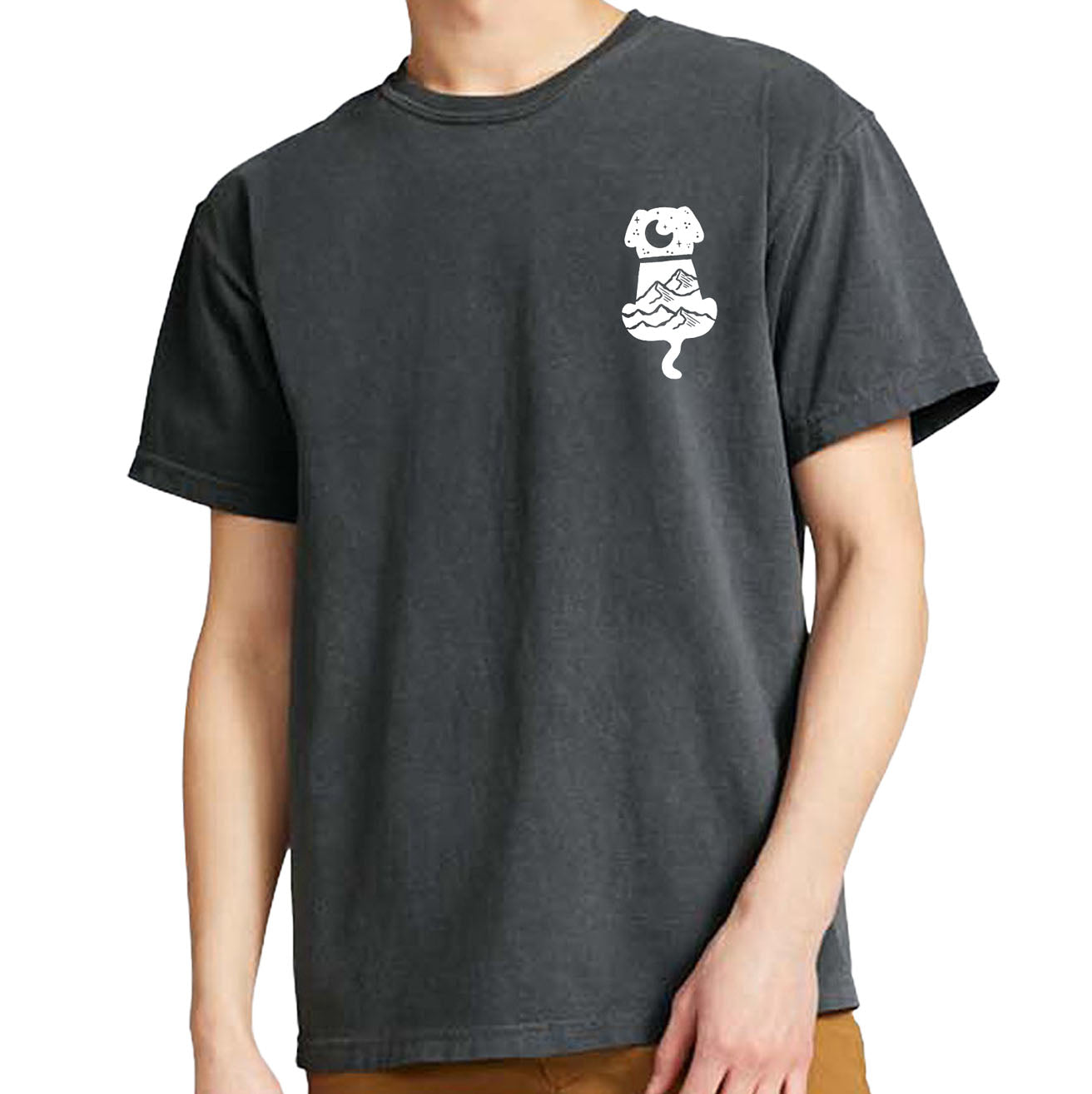 Adventure Paws Comfort Colors T-Shirt | Graphite