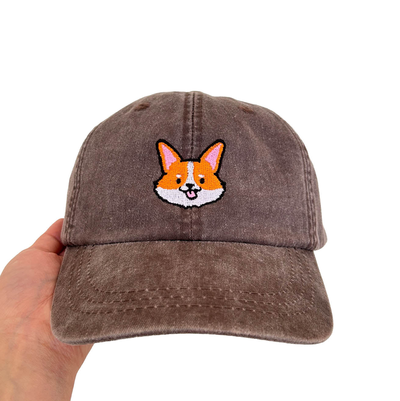 Corgi Dad Hat | Espresso