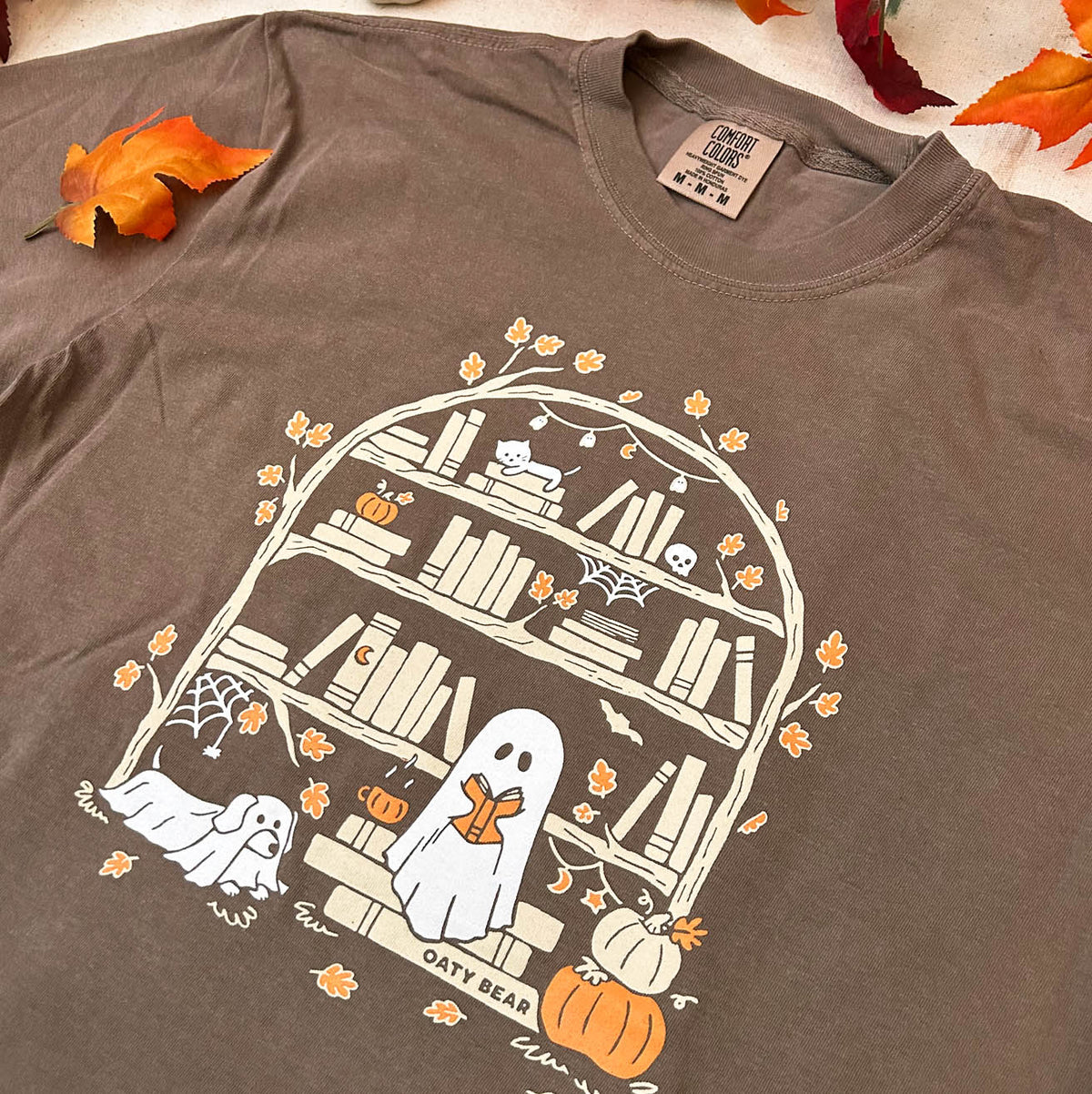 Pages and Pup Comfort Colors Unisex T-shirt | Espresso