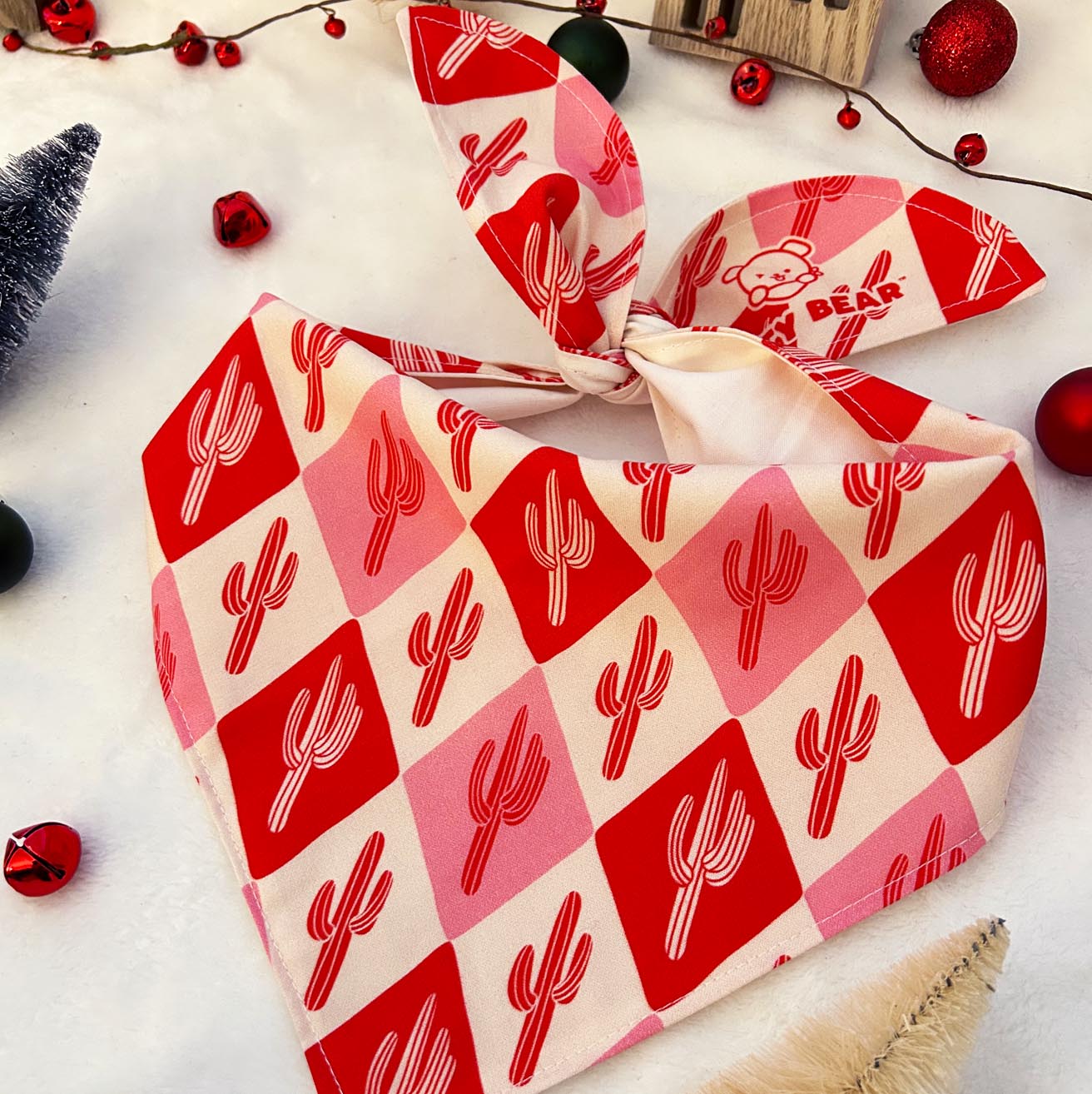 Winter Cactus Cane Bandana