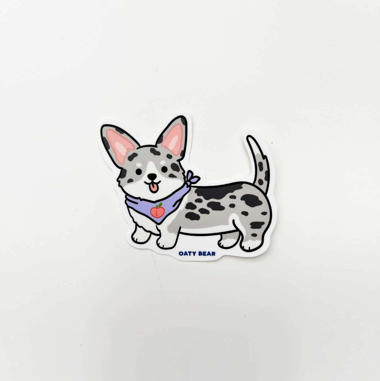 Corgi Merle Vinyl Sticker