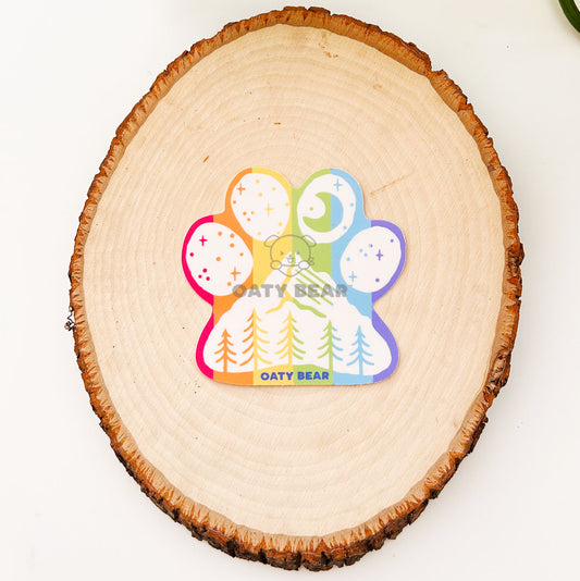 Pride - Paw Love Vinyl Sticker
