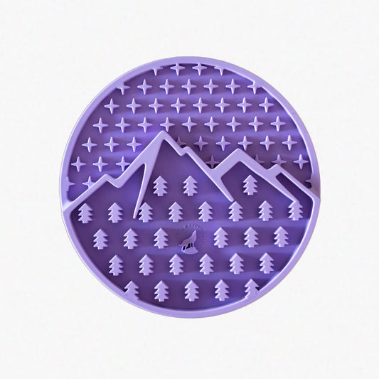 Mountain Grub Mat | Lick Mat - Lavender