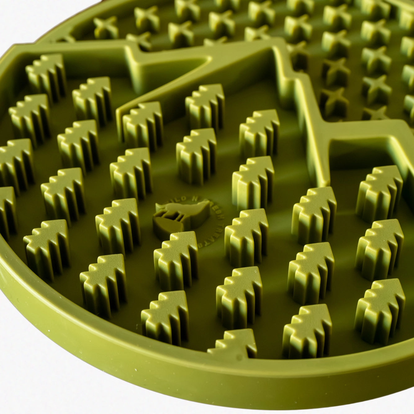 Mountain Grub Mat | Lick Mat - Green Olive