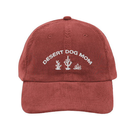 Desert Dog Mom Vintage Corduroy Hat | Red Rocks